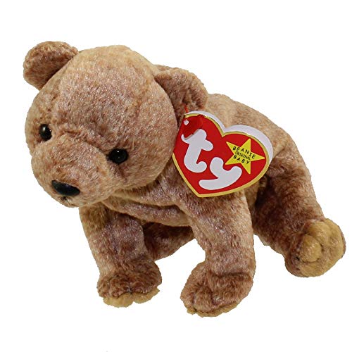 Ty Beanie Baby PECAN THE BEAR Beanbag Plush Toy - Image 1