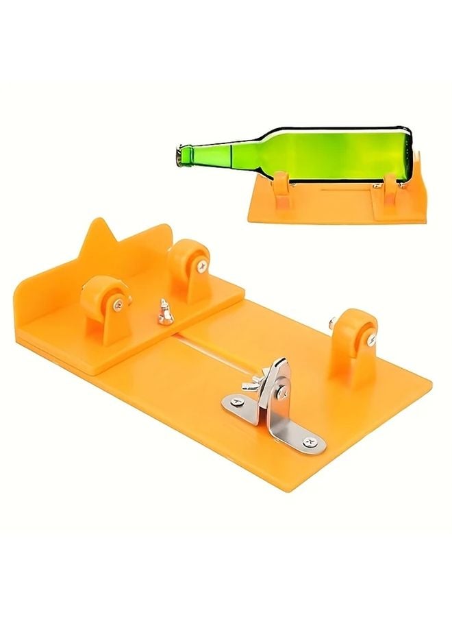 Orange Glass Bottle Cutter Tool Kit with Non Slip Base for DIY Beer Wine Soda Bottles - Image 2