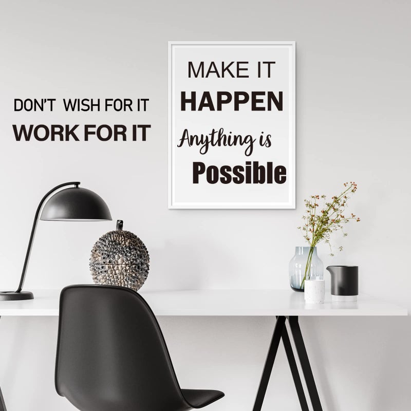 Inspirational Wall Decals Quotes  Motivational Affirmation Wall Stickers  Vinyl Wall Quotes Stickers  Peel & Stick Positive Sayings for Bedroom/Living Room/Bathroom/Office Wall D?cor  - Image 4