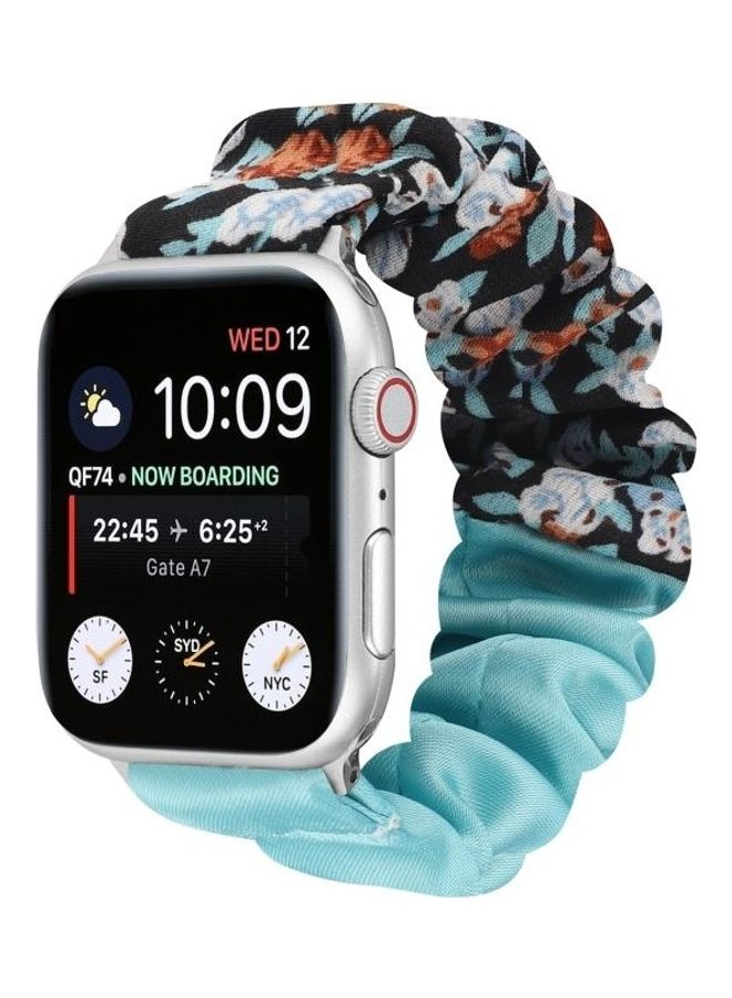 NIBEMINENT Butterfly Pattern Hair Ring Cloth Watch Strap Multicolour - Image 3