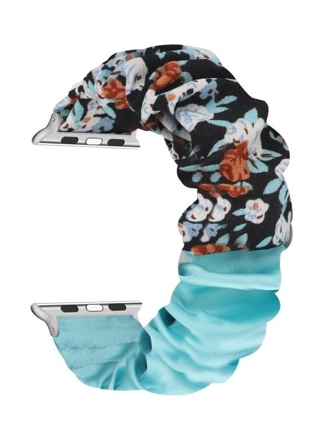 NIBEMINENT Butterfly Pattern Hair Ring Cloth Watch Strap Multicolour - Image 1