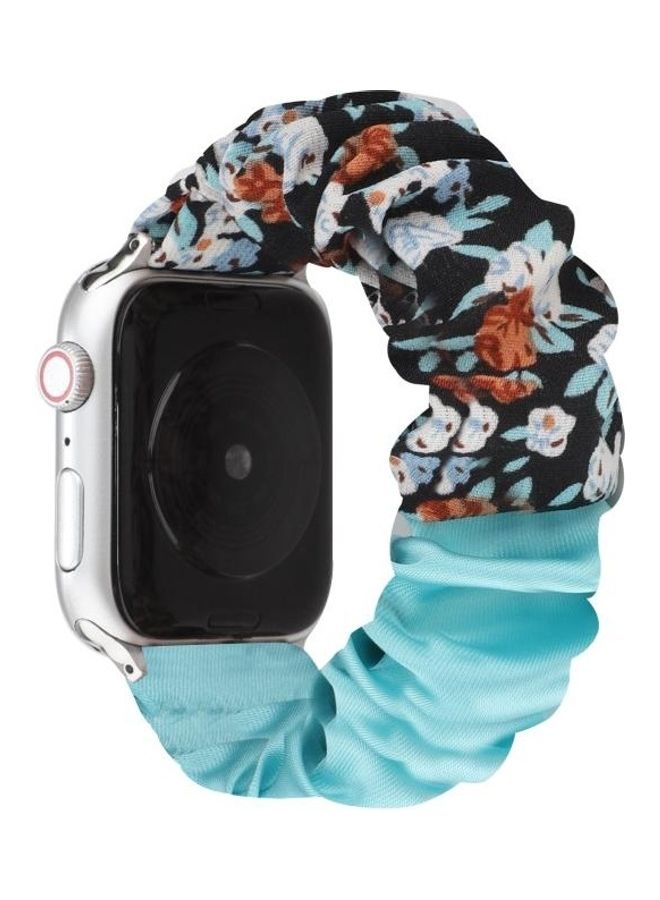 NIBEMINENT Butterfly Pattern Hair Ring Cloth Watch Strap Multicolour - Image 4