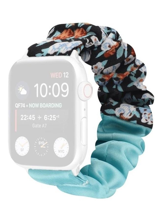 NIBEMINENT Butterfly Pattern Hair Ring Cloth Watch Strap Multicolour - Image 2