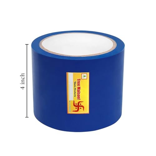 TREEMAISON Vastu Blue - Yellow Tape | Size - 4 Inch (96 mm) Approx | Length- 20 Meter (Approx) | Vastu Tape Remedy for Toilet | Tape for Main Door |Vastu Tape for Negative Entrance | Pack of 2 - Image 2