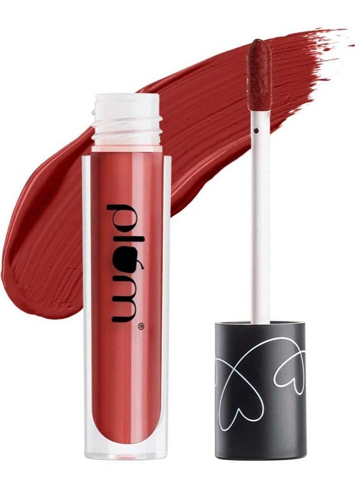 Plum - Matte  Liquid Lipstick  Non Drying Smudge Proof  100% Vegan and Cruelty Free  Cocoa Mocha  130 - Image 1