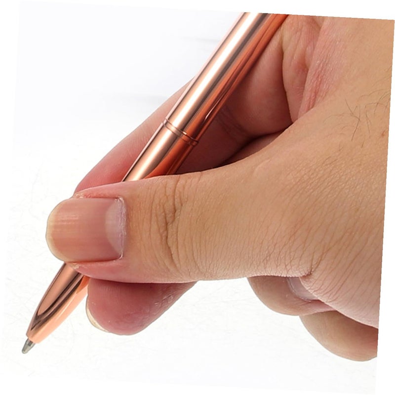 3pcs Metal Ballpoint Pens with Decorative Gem Fine Point for Business Office and Daily Use - Image 5