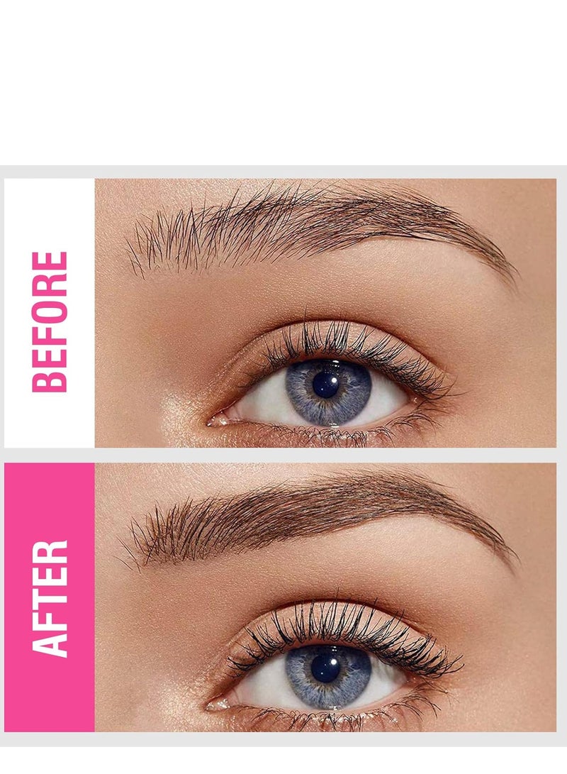 كيو اي سي قلم الحواجب ، قلم الحواجب 2 في 1 ثنائي الأطراف Microblading قلم الحواجب مع طرف شوكة دقيقة وفرشاة دقيقة تجعد حواجب طبيعية تشبه الشعر ، تدوم طوال اليوم (بني فاتح) - Image 2