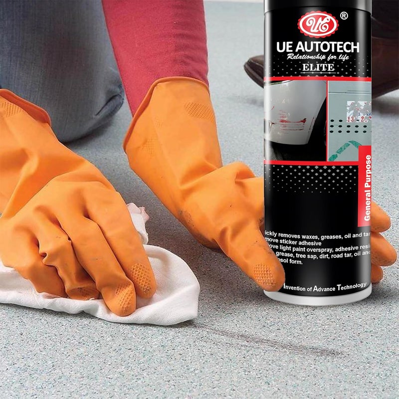 UE Autotech Elite General Purpose Adhesive Cleaner - Renews appearance of vehicles - Removes Sticky Residue from Glue, Stickers and Tapes - Safe for Use on Painted Surfaces, 500 ml - Image 3
