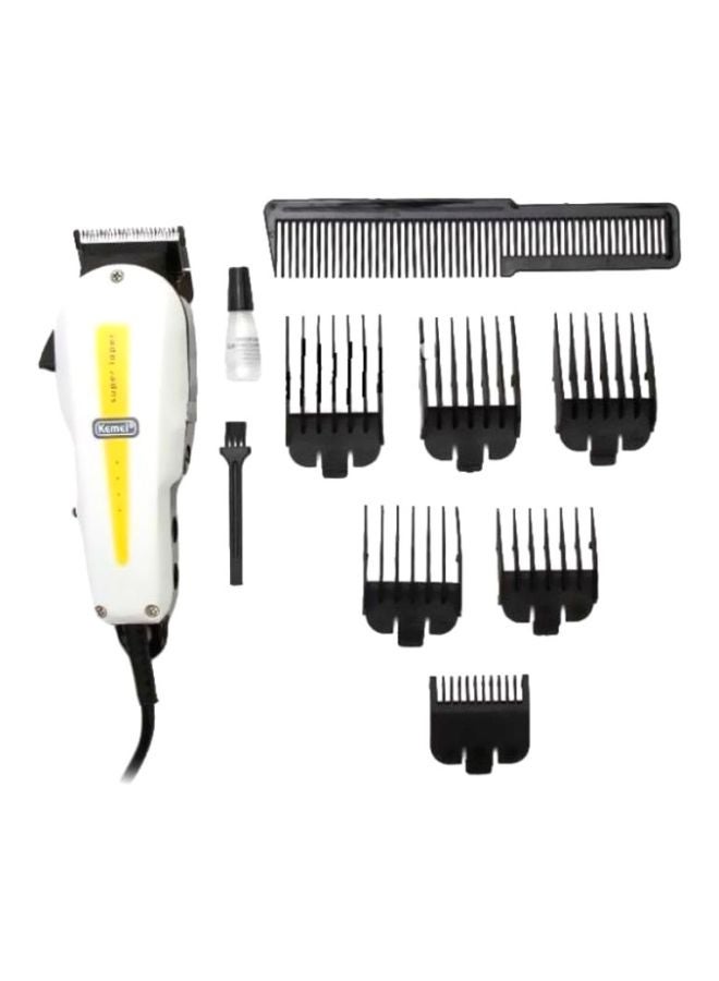 Kemei Electric Hair Removal Trimmer White/Black 720grams - Image 1