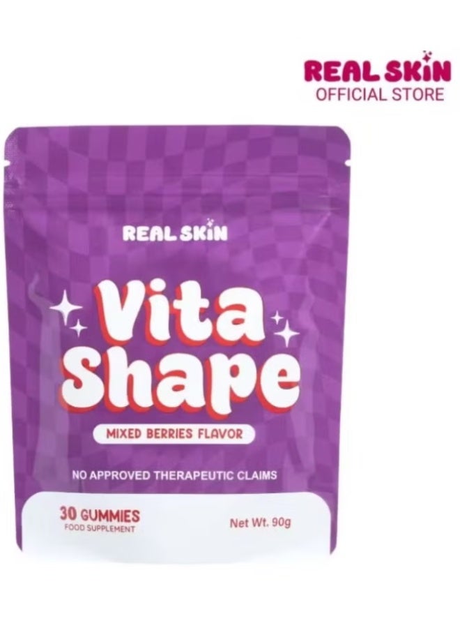 Real Skin VitaShape Mixed Berries FLAVOR 30 GUMMIES