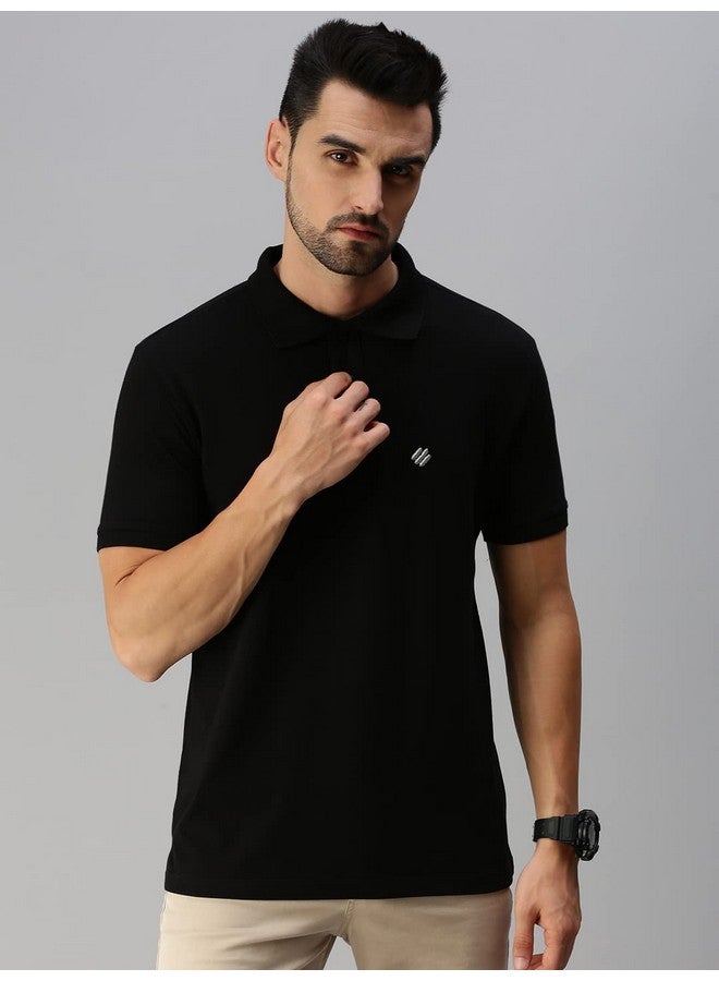 ONN Regular Fit Men's Polo (8904209864857 Casualz_431_Large_Black) - Image 4