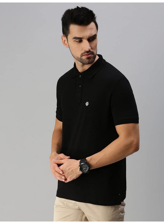 ONN Regular Fit Men's Polo (8904209864857 Casualz_431_Large_Black) - Image 3