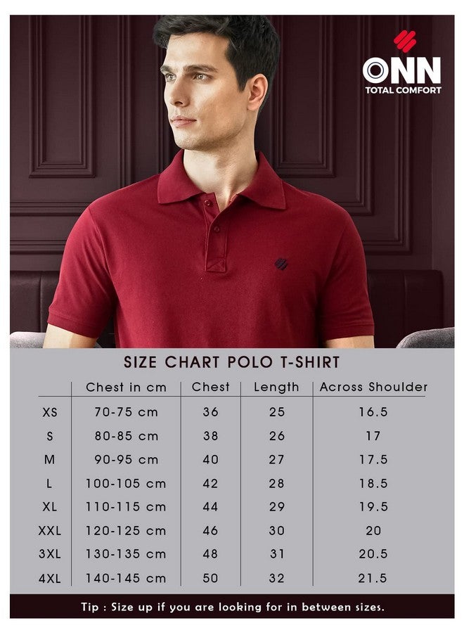 ONN Regular Fit Men's Polo (8904209864857 Casualz_431_Large_Black) - Image 5