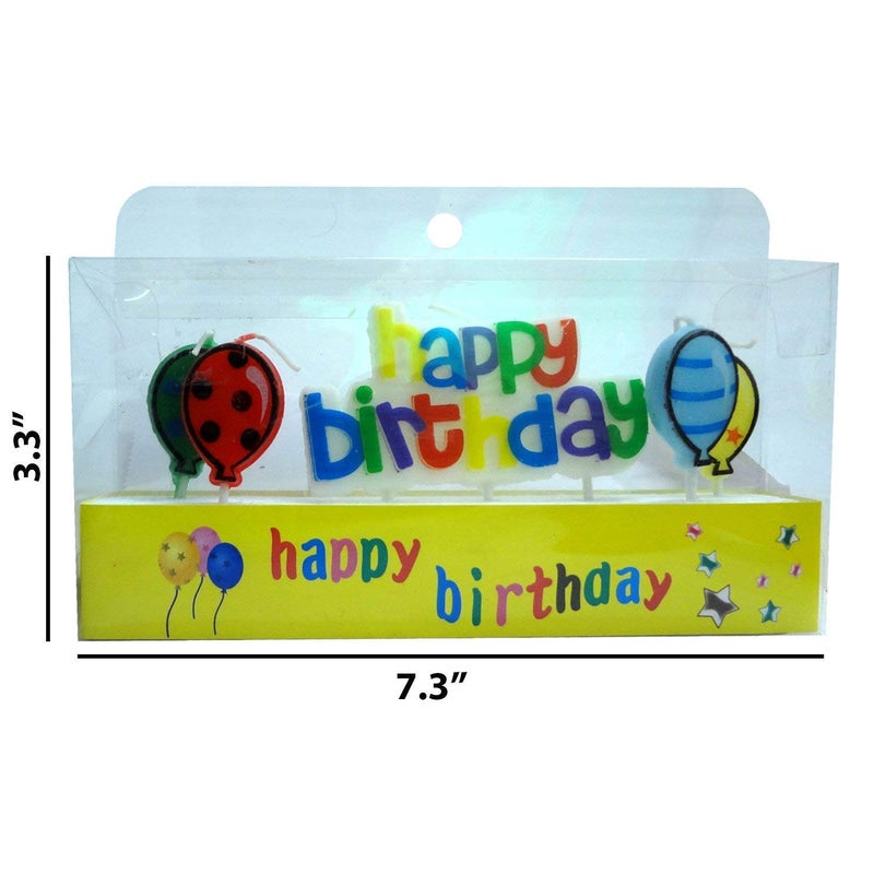 Festiko Happy Birthday for All 1stOne6half Months Birthday Decoration Cake Cutting or Romantic Surprise Decoration Happy Birthday Balloon Candle - Image 4