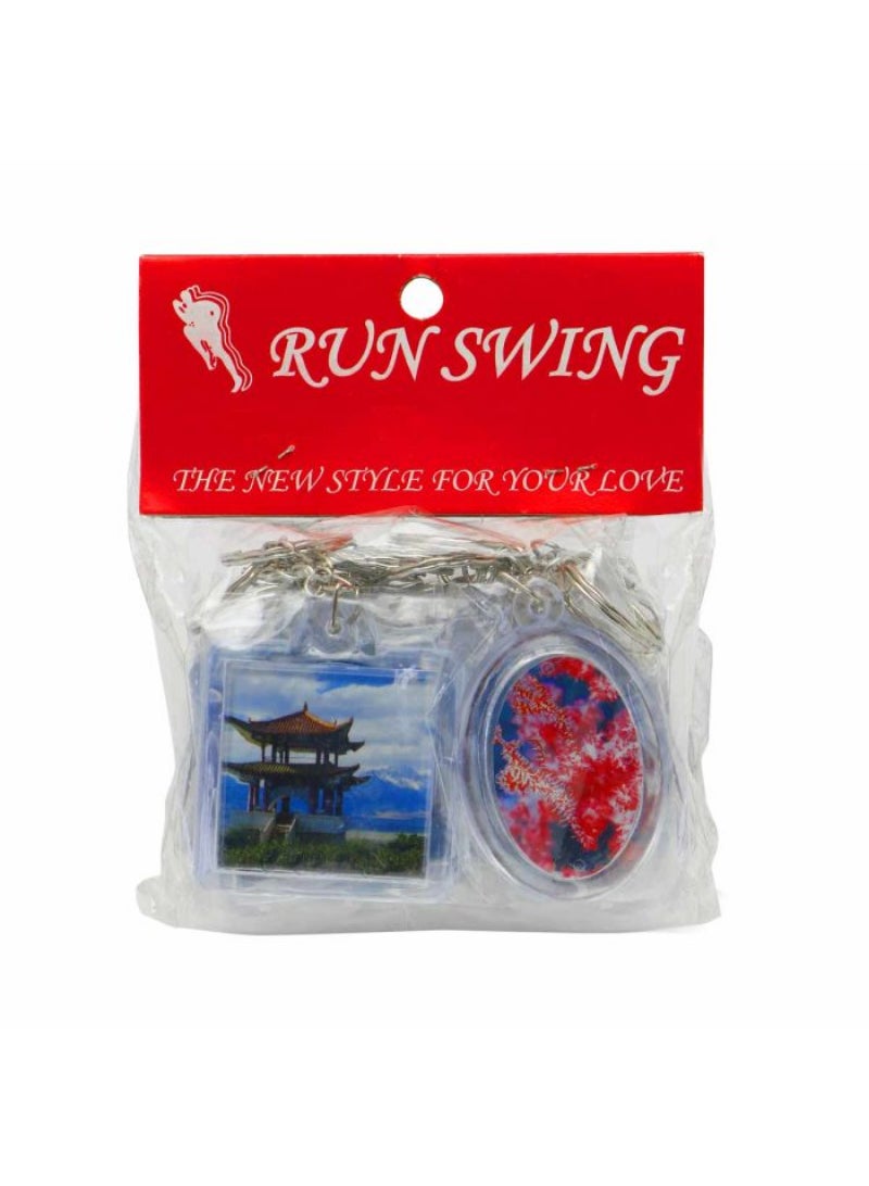 Lr-41 Flower Photo Key Chains