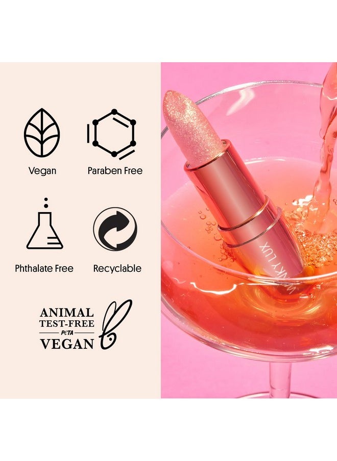 Winky Lux Winky Lux Glimmer Balm, pH Lip Balm, Color Changing Lipstick and Tinted Lip Balm, Vegan & Cruelty Free Lip Balm, Hydrate & Plump, Pink Shimmer Lipstick, Rosé  - Image 5