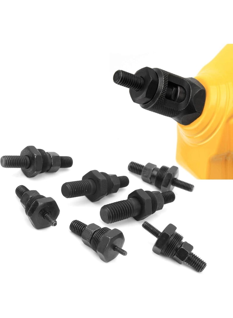 GGOOT 14Pcs Rivet Nut Head Rivet Nut Adapter Manual High Speed Steel Hardware Tools Reliable for Automotive M3 M4 M5 M6 M8 M10 M12  - Image 2