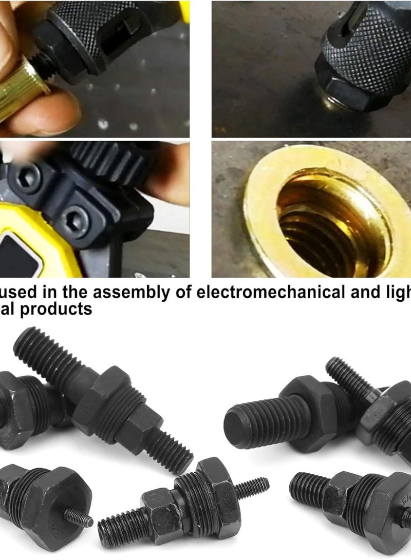 GGOOT 14Pcs Rivet Nut Head Rivet Nut Adapter Manual High Speed Steel Hardware Tools Reliable for Automotive M3 M4 M5 M6 M8 M10 M12  - Image 4