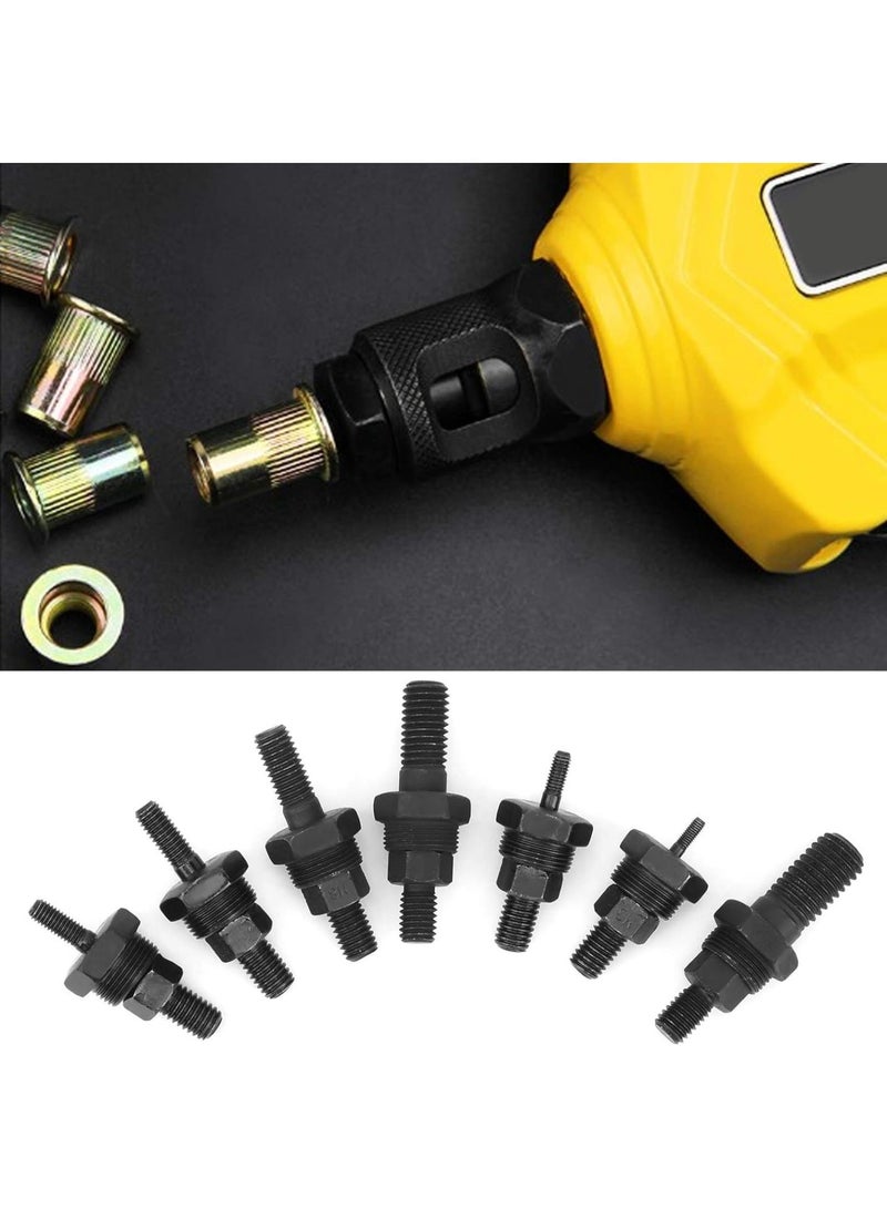 GGOOT 14Pcs Rivet Nut Head Rivet Nut Adapter Manual High Speed Steel Hardware Tools Reliable for Automotive M3 M4 M5 M6 M8 M10 M12  - Image 3