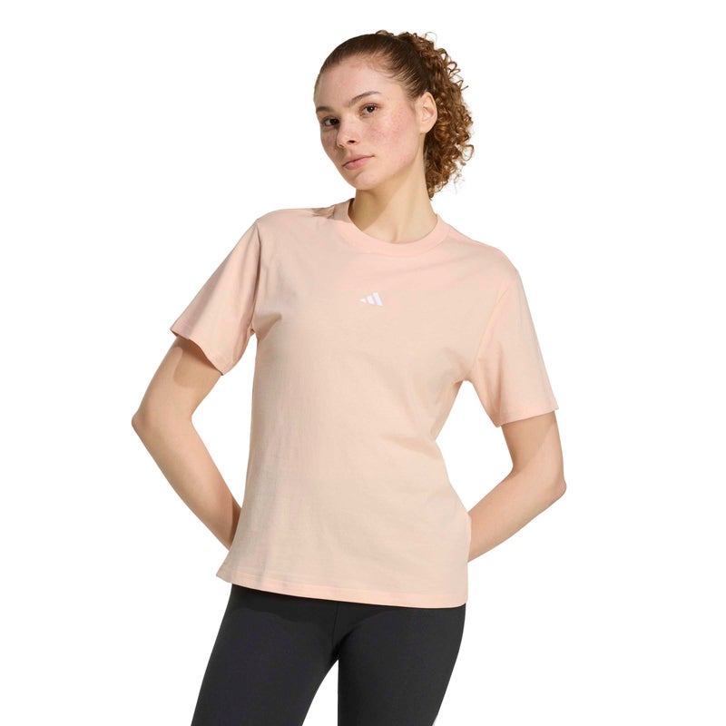 adidas Essentials Small Logo Cotton T-Shirt - Image 1