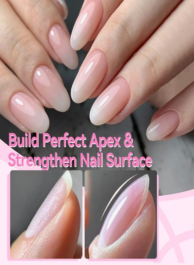 Born Pretty Nail Glue for Tips, 6 in 1 Gel Nail Gel Extension Gel,Blooming Gel,Base Gel Top Coat,Builder and Strengthener Gel for Nail Art Design - Image 5