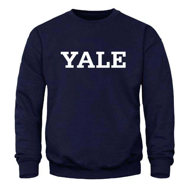 Ivysport Yale University Crewneck Sweatshirt, Essential, Navy, Medium - Image 1