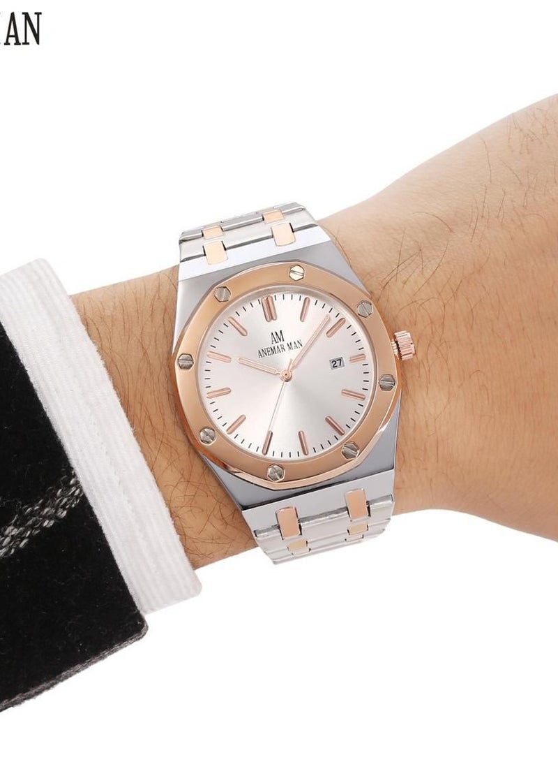 ANEMAR MAN Anmer Man Men's Watch with Stainless Steel Buckle Strap