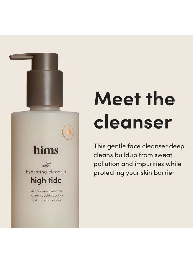 HIMS & HERS Hims High Tide Hydrating Daily Cleanser for Men - Gentle Face Cleanser with Hyaluronic Acid, Squalane and Green Tea Extract - Lemongrass Field Scent - 6.8 fl.oz - Image 2