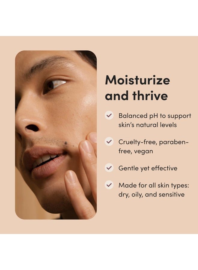 HIMS & HERS Hims High Tide Hydrating Daily Cleanser for Men - Gentle Face Cleanser with Hyaluronic Acid, Squalane and Green Tea Extract - Lemongrass Field Scent - 6.8 fl.oz - Image 3