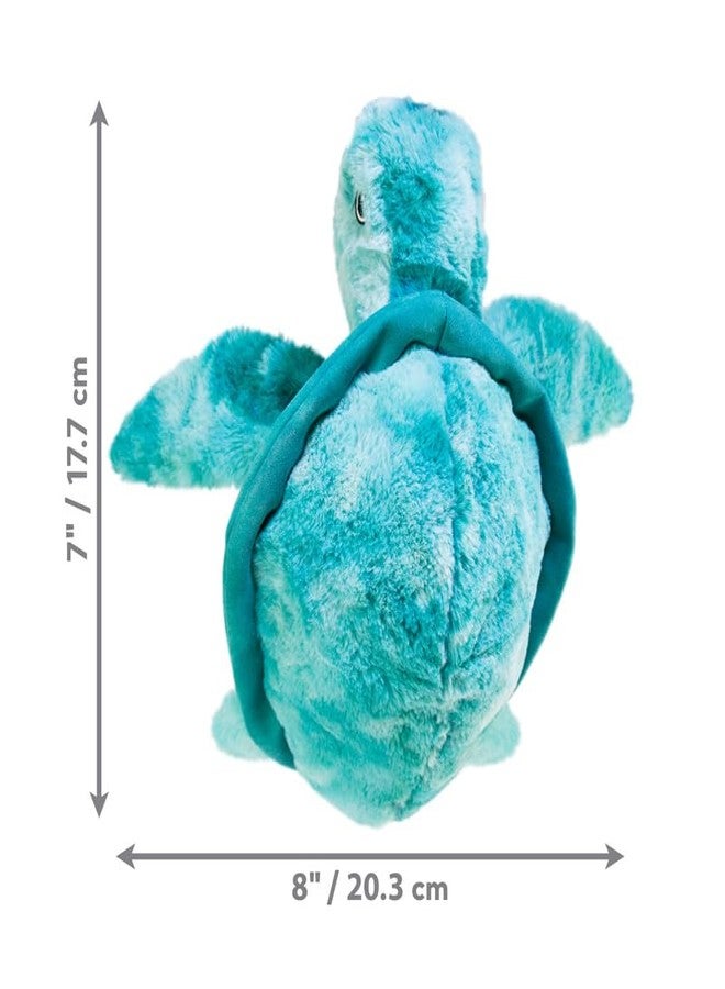 KONG SoftSeas Dog Toy - Plush Squeaky & Crinkle Toy for Dogs, Soft Thick Fabric, Ideal for Cuddling & Indoor Play (Small, Octopus/Turtle Combo) - Image 3