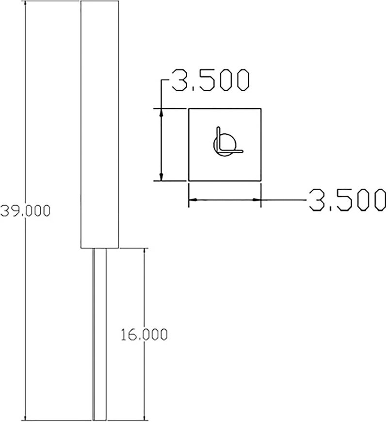 ARCHITECTURAL MAILBOXES 23" Height, No Dig, 4x4 Wooden Pine Post Insert with Anchor Kit for Slip Over Posts - Image 4