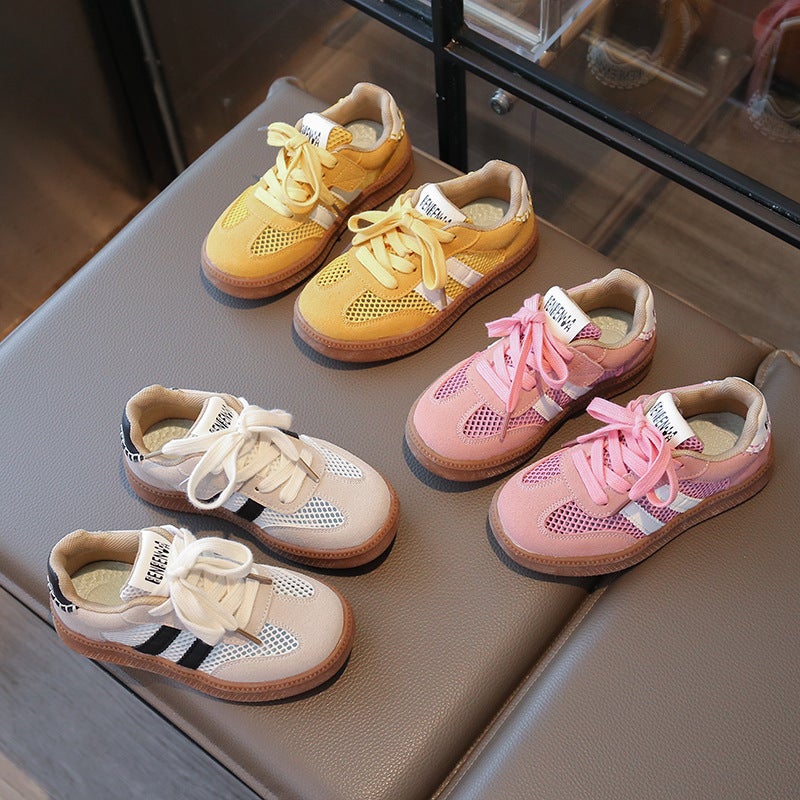 2025 Children'S Sports Shoes Boys' Non-Slip Soft Sole Casual Shoes Girls' White Shoes Baby Shoes Children'S Shoes - Image 2