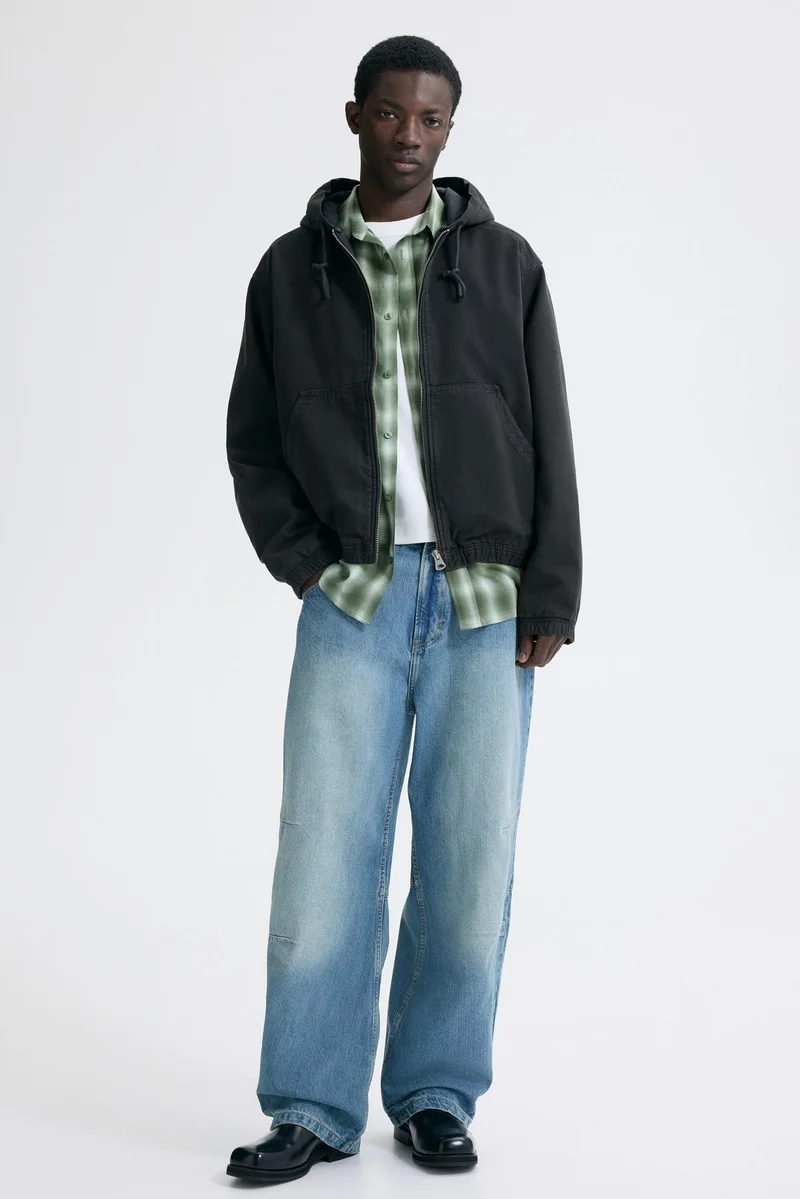 H&M  Hooded workwear jacket for Men | Best Price UAE