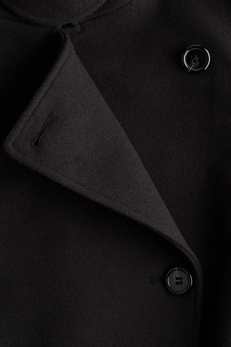 H&M  Oversized funnel-collar coat for Women | Best Price UAE
