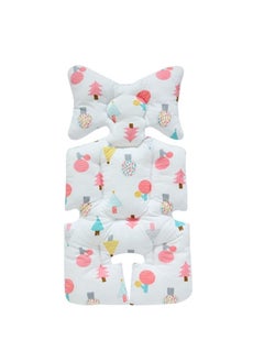 Excefore Baby Stroller Cushion Pad, Universal Breathable Thick Baby Cushion Pad for Car Seat and Stroller, Baby Head Body Support Car Seat Protector, Kids Seat Cushion, Pushchair Neck Support  - Image 1