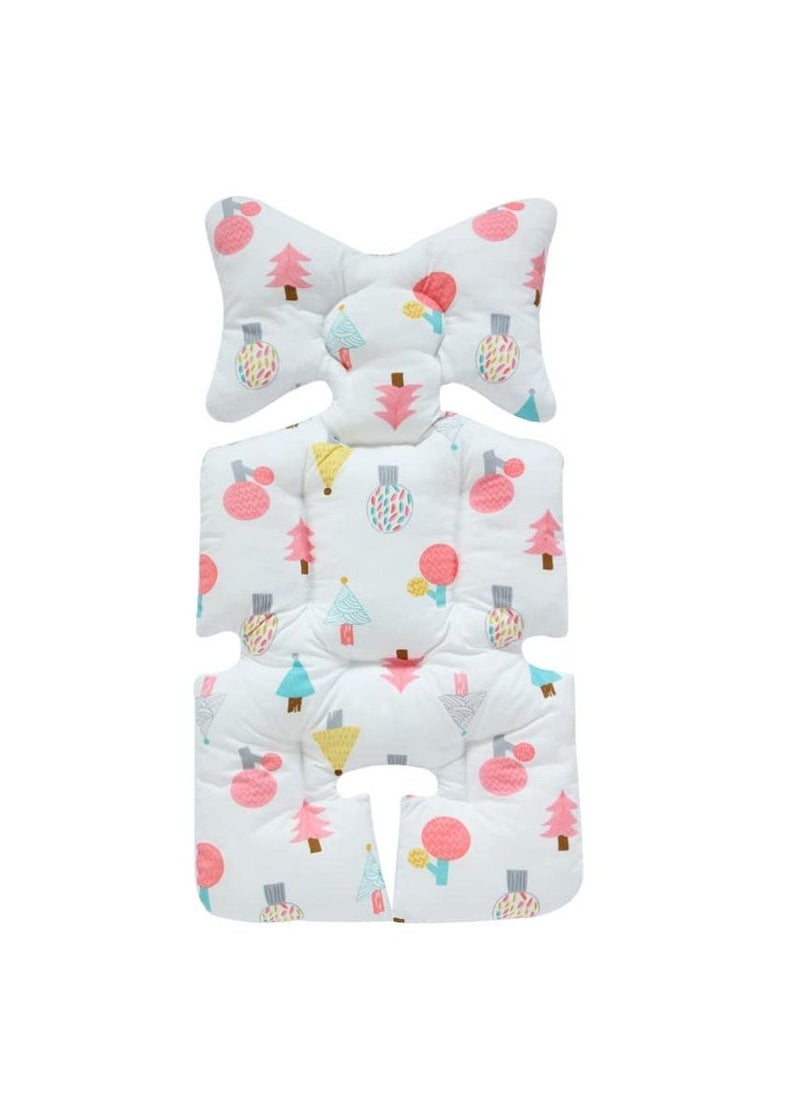 Excefore - Baby Stroller Cushion Pad, Universal Breathable Thick Baby Cushion Pad for Car Seat and Stroller, Baby Head Body Support Car Seat Protector, Kids Seat Cushion, Pushchair Neck Support - Image 1