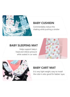 Excefore Baby Stroller Cushion Pad, Universal Breathable Thick Baby Cushion Pad for Car Seat and Stroller, Baby Head Body Support Car Seat Protector, Kids Seat Cushion, Pushchair Neck Support  - Image 4