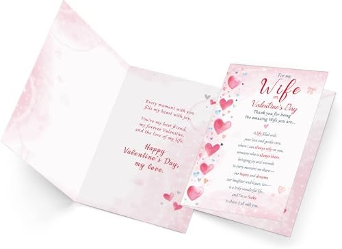Beixian Valentines Day Cards Gifts for Wife from Husband, Unique Wife Valentines Day Gifts for Her -8x5.3 Inches, Double-Sided - Image 4
