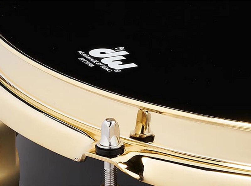 PDP Pacific Snare Drum - 4x13" Piccolo Model (PDSN0413SSEH) with Gold-Plated Hardware - Image 3