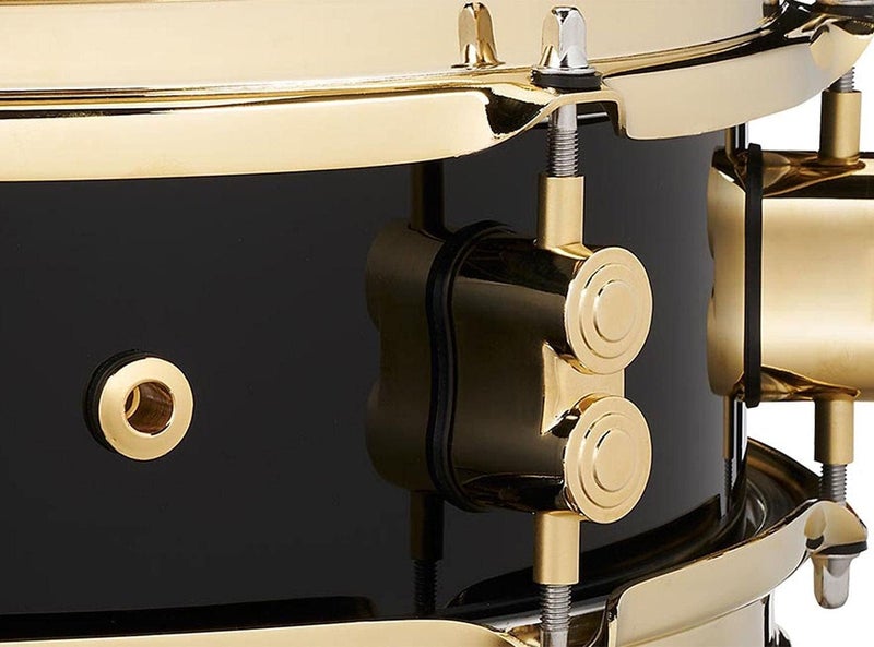 PDP Pacific Snare Drum - 4x13" Piccolo Model (PDSN0413SSEH) with Gold-Plated Hardware - Image 5