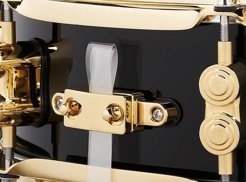 PDP Pacific Snare Drum - 4x13" Piccolo Model (PDSN0413SSEH) with Gold-Plated Hardware - Image 4