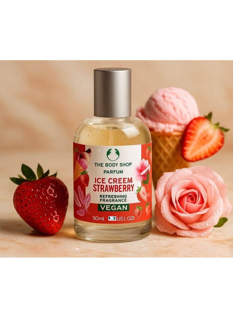 THE BODY SHOP Ice Cream Strawberry Refreshing Fragrance 50 Ml
