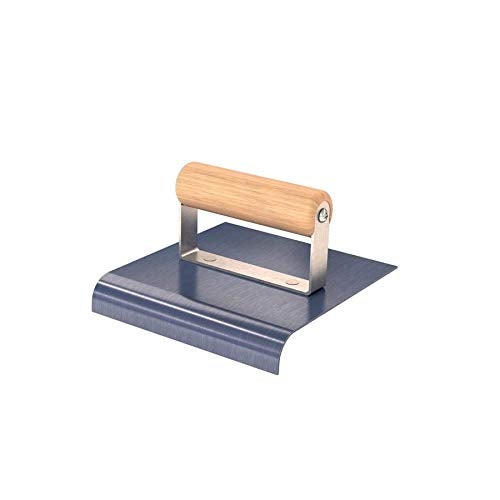 Bon 22-932 6-Inch by 6-Inch Blue Steel Sidewalk Edger with 5/8-Inch Radius and 7/8-Inch Lip with Wood Handle - Image 2