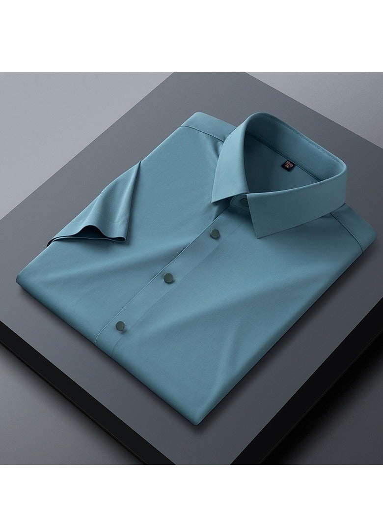 Men's Pure Cotton Short Sleeved T-shirt Casual POLO Shirt  - Image 1