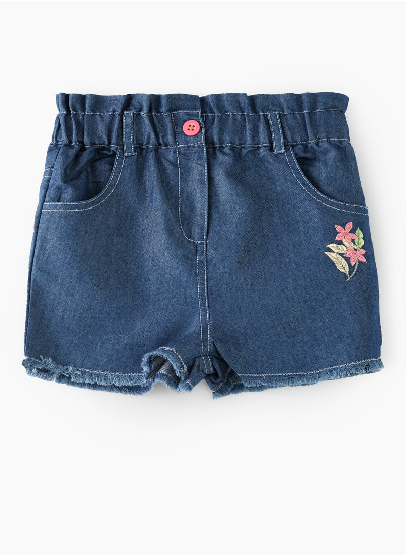 Jelliene Woven solid shorts  - Image 1