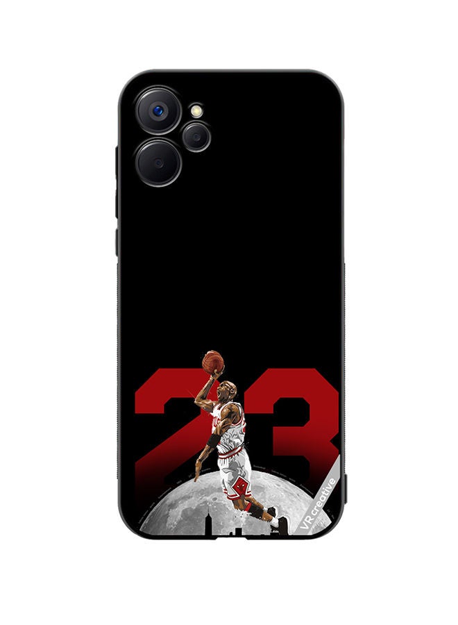VR CREATIVE Protective Case Cover For Realme 9i 5G Lebron 23 Over The City Design Multicolour - Image 1