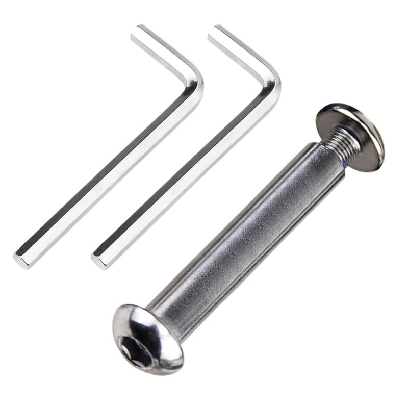 OTFAITP M10 65mm 88 Grade Carbon Steel Axle Allen Screw Bolt 65mm - Image 2