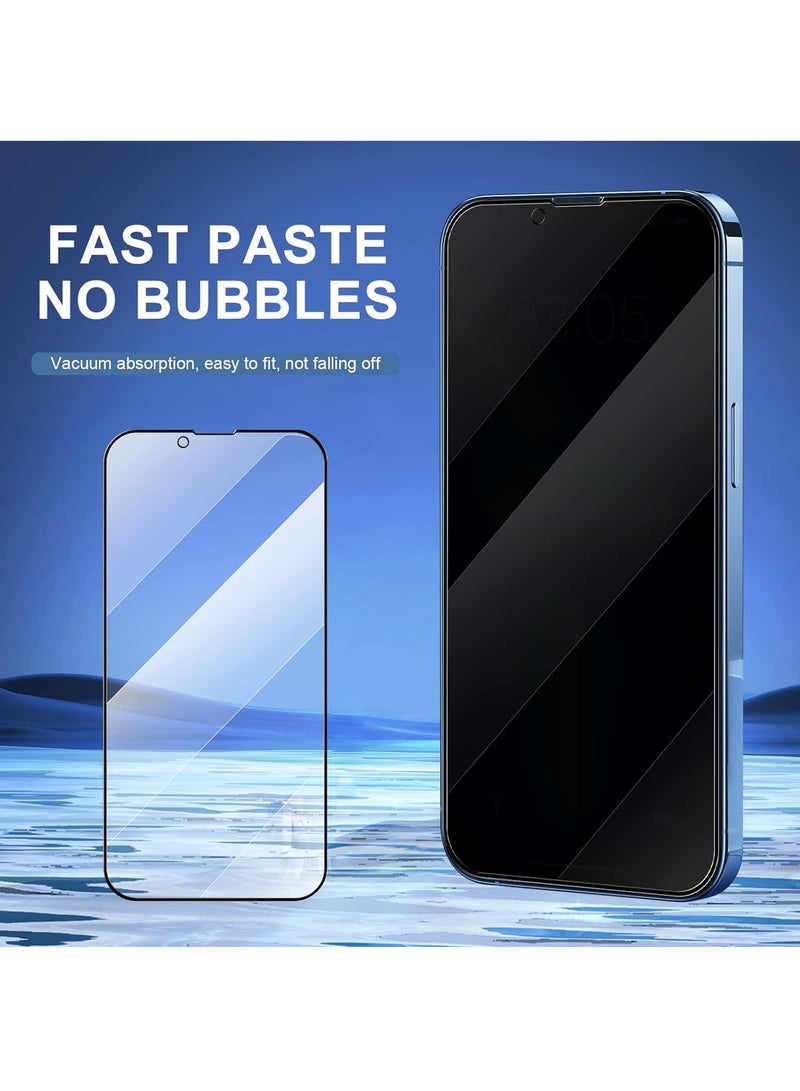 ELTRAZONE Privacy Screen Protector Compatible for iPhone 13 Pro Max Anti-Scratch Bubble Free Tempered Glass Anti Spy Protector Film Lens Screen Protector - Image 4