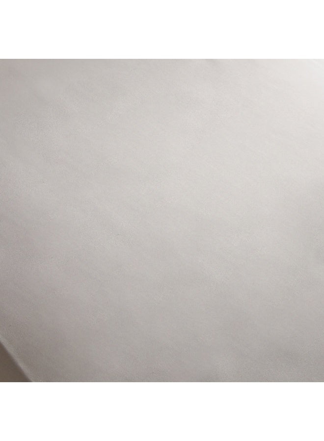 هوم بوكس شرشف سرير مفرد مطاطي من المايكروفايبر بلون سادة - + سم - Image 4
