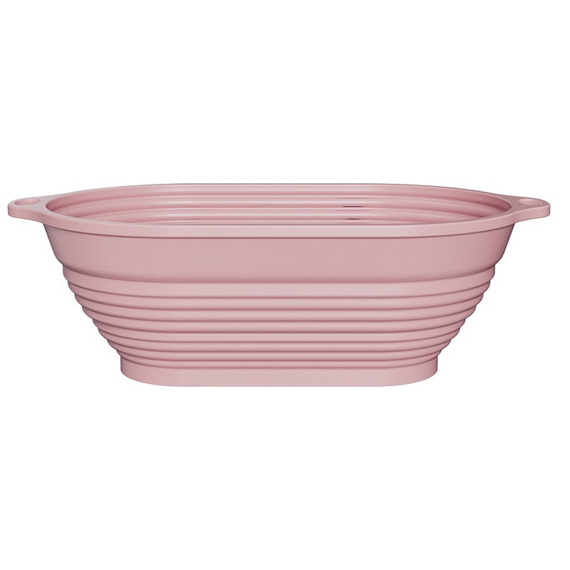 New Foldable Bread Silicone Fermentation Basket Bag Steel Wire High Temperature Oven Baking Dough Fermentation Bowl - Image 1